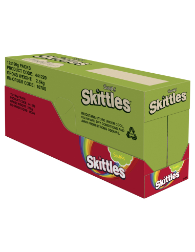 Mars Skittles Sours 190g x 12