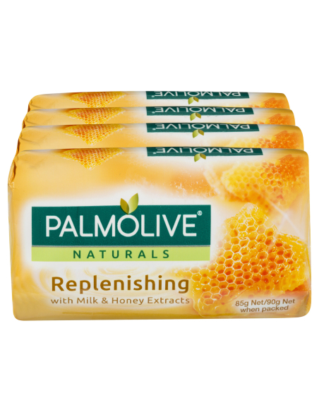 Palmolive Naturals Savon Lait et miel 4 Pack x 1