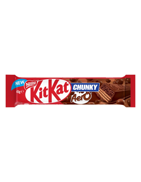 Nestle Kit Kat Chunky Schokoladen-Aero-Milchstange 45g x 36