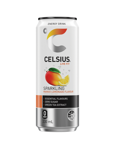 Celsius Mango Lemonade 330ml x 24
