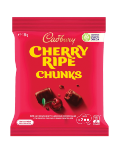 Cherry Ripe Chunks Bites 130g x 14