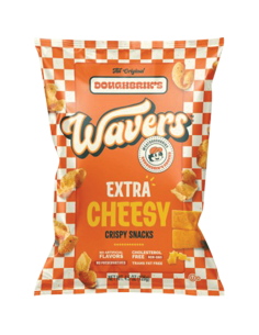 Doughbrik's Wavers Extra Cheesy Crispy Snacks 126g x 12