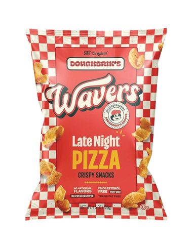 Doughbrik's Wavers Pizza Crispy Snacks 126g x 12