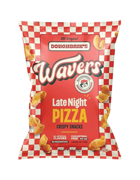 Waughbrik's wavers Pizza Crispy przekąski 126g x 12