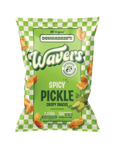Dougbrik's Wavers Spicy Pickle Crispy Snacks 126g x 12