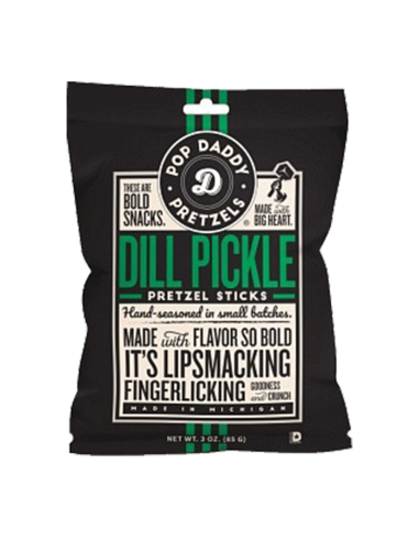 Pop Daddy Dill Pickle Pretzel Stick 85g x 15