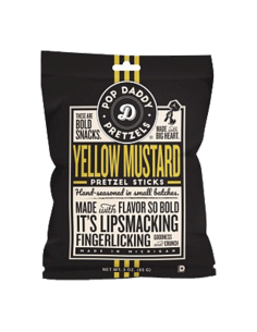 Pop Daddy Yellow Mosterd Pretzel Stick 85G X 15
