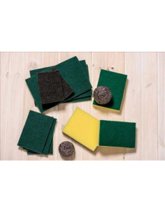 Cater Clean Scourer Green 150 por 100mm 10 Pack x 1