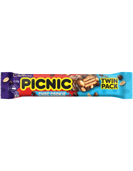 Cadbury Picnic Cookie Twin Pack 67g x 25
