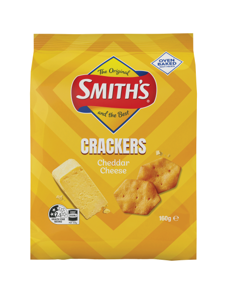 Smith Crackers Cheddar 160G x 1
