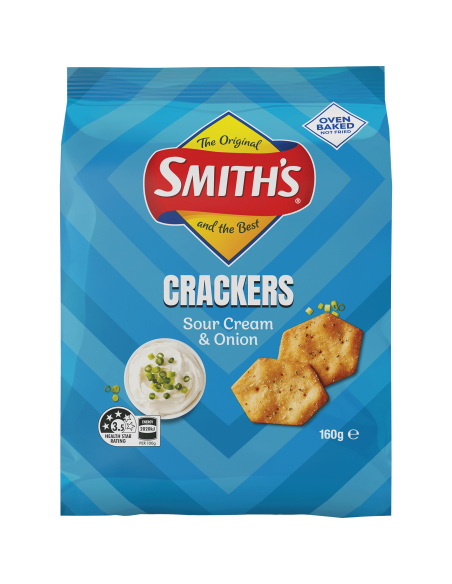 Smith Cracker Cream Aid & Onion 160g x 1