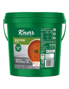 Knorr 汤minestrone琴克里龙面筋免费2kg x 1