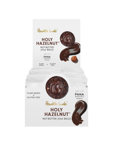 Health Lab Heilige hazelnoot notenboter gevulde ballen 40 g x 12