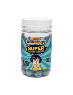 バブルブラストスーパーサワーバブルガムキャンディ200g x 12