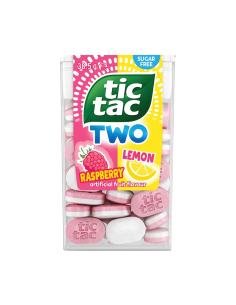 Tictac Twee citroen framboos smaken 38.5g x 16