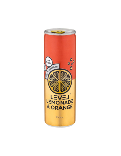Niveau limonade orange peut 300 ml x 12