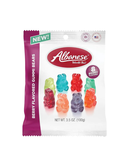Albanese gummy berry beer 100g x 12