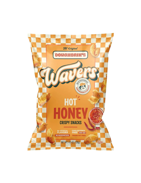 Dougbrikのwaversホットハニークリスピースナック126 x 12