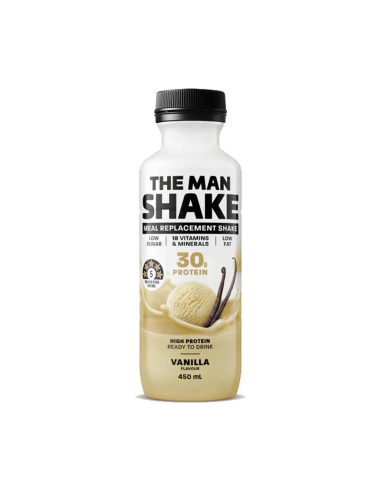 The Man Shake High Protein Vanilla Meal Replacement Drink 450ml x 6