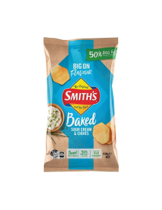 Smith's Baked Sour Cream & Chives 130g x 1