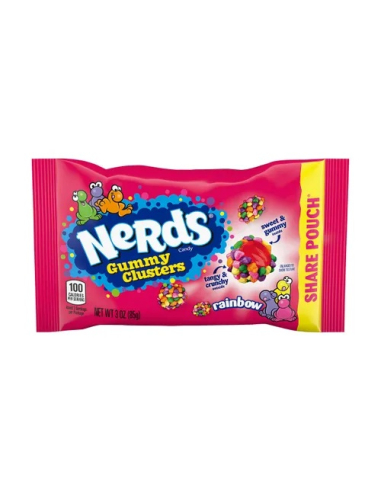 Nerds Gummy Clusters Rainbow 85g x 12