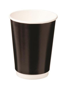 Cast Away Tazze doppia carta da parati calda nera 355ml x 1
