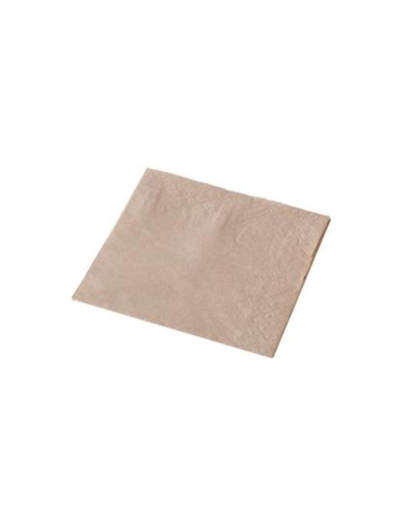 Culinaire NAPKINS 2 PLY COCKTAIL Kraft Brown recyclé 250 pack x 1