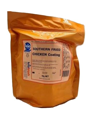Krio Krush Coating Mix Southern Fried Chicken Msg Free 1kg x 1