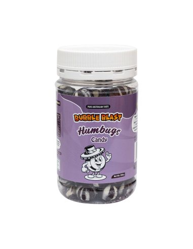 Bubble Blast Humbugs Candy 250g x 12