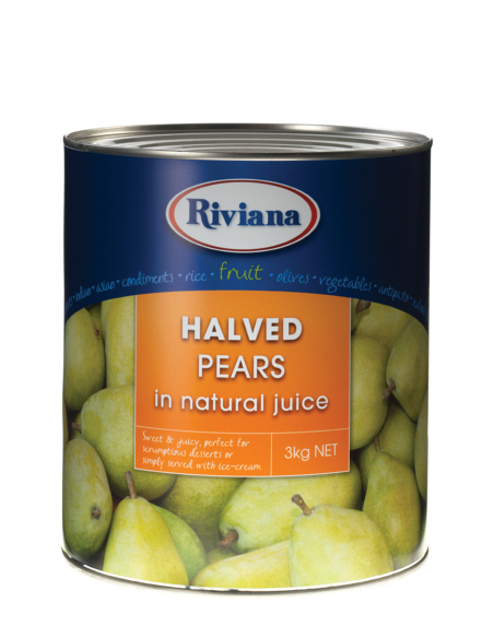 Riviana Réduit de moitié Pears 3kg x 1