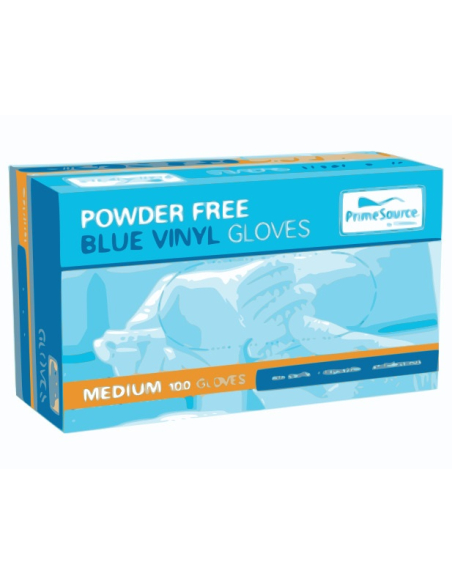 Vinylhandschuh blau pulverfrei 100 pack x 1