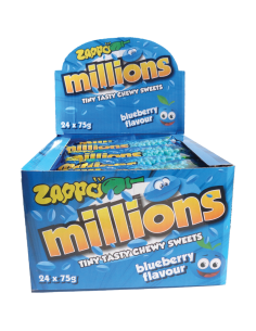 Zappo Millions Blueberry 75g x 24