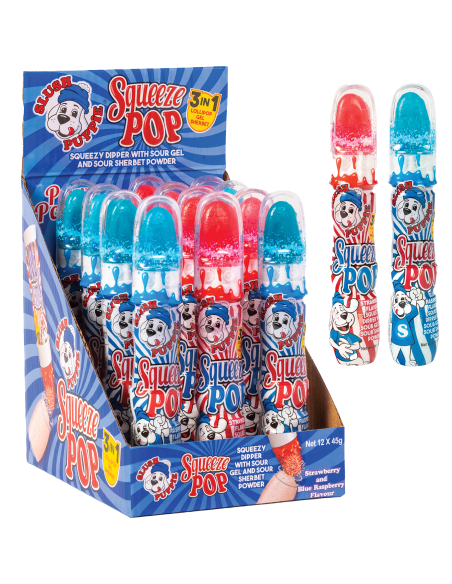 Puppie Strouse Squeezy POP 45G x 12