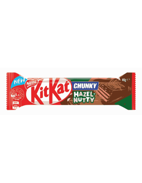 Nestle Kit Kat Czekolada Chunky Orzechy hazelinowe 41g x 24