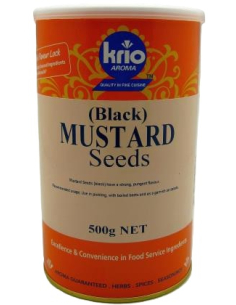 Krio Krush Zaden mosterd zwart 500g x 1