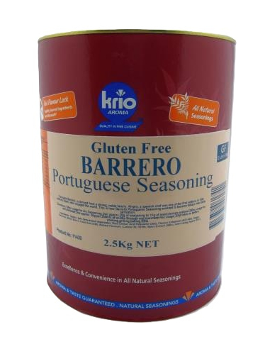 Krio Krush Seasoning Barrero Portuguese 2.5kg x 1