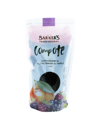 Barkers Compote Boysenberry Blackcurrant With Apple 1kg x 1