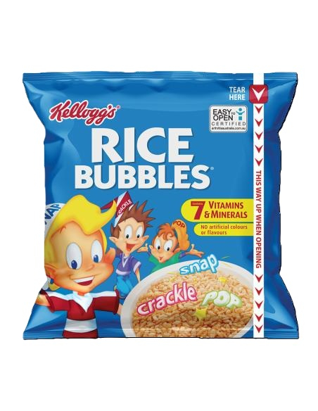 Kelloggs Sacchetti bolle di riso 25g x 30