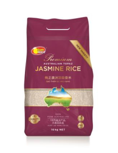 Sunrice Rice Jasmine Topaz Premium 10 kg x 1
