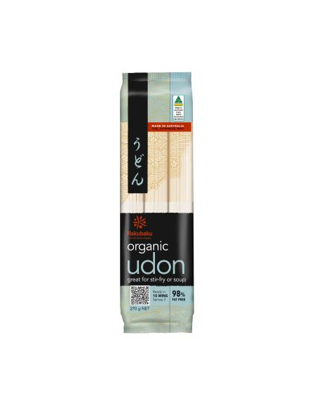 Hakubaku Makaron Udon Organic 270g x 1