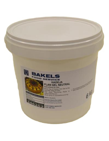 Hadeja Flan Gel Neutral Fruit Glaze 6kg x 1