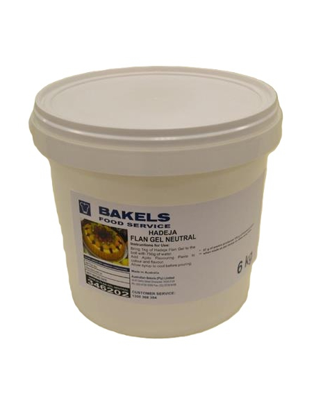 Hadeja Flan Gel Neutraal Fruit Glazuur 6KG X 1