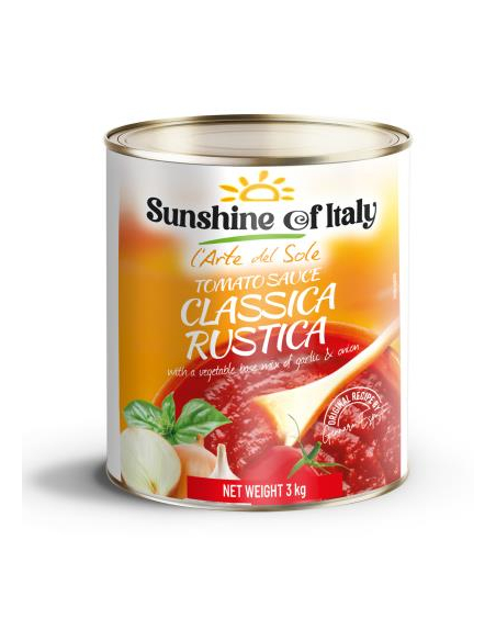 Sunshine De Italia Salsa Pasta Classica Rustica 3kg x 1