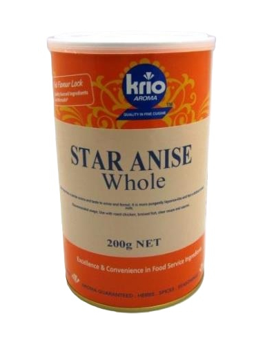 Krio Krush Star Anise Whole 200g x 1