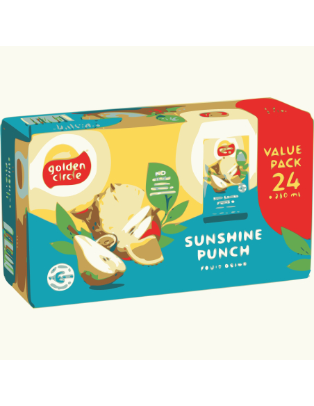 Golden Circle Sunshine 冲床饮料250ml x 24