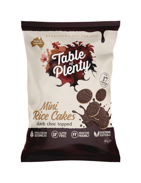 Table Of Plenty Mini-Reis-Kuchen Dark CHOC 60g x 6