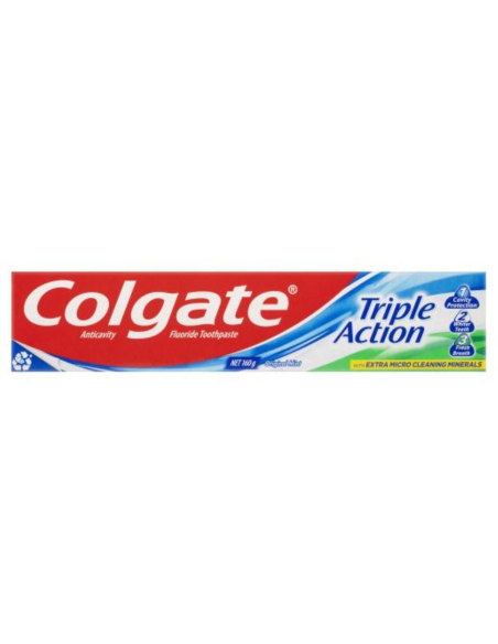 Colgate Pasta de dientes Triple Acción 160g x 12