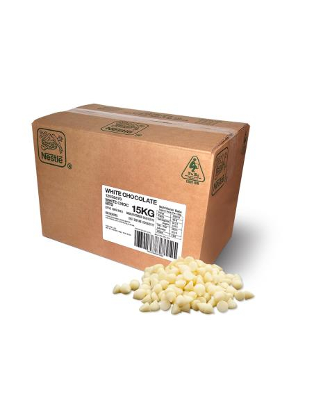 Nestle Chocolate Cooking Chocbits White 15kg x 1
