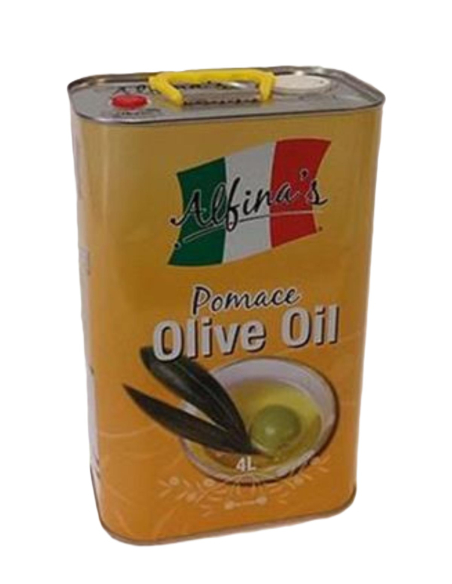 Alfinas Pomacia de oliva de aceite 4ltr x 1