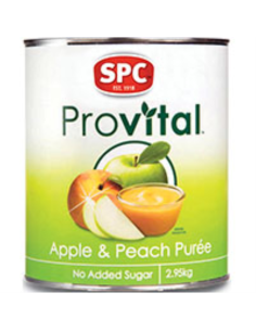 Spc Puree Provital Apple & Peach 2.95kg x 1